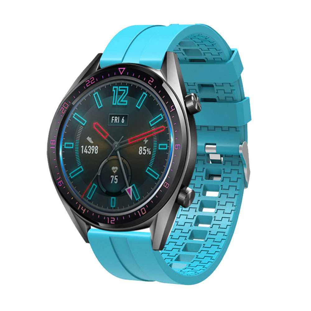 Strap-it® Strap-it Huawei Watch GT 2 Extreme Silikonarmband (Hellblau) Strap-it® Strap-it Huawei Watch GT 2 Extreme Silikonarmband (Hellblau)