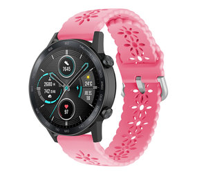 Strap-it® Honor Magic Watch 2 42mm Silikonarmband mit Muster (Hellrosa) Strap-it® Honor Magic Watch 2 42mm Silikonarmband mit Muster (Hellrosa)