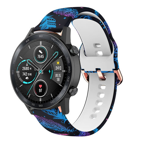 Strap-it® Strap-it Funky Feather Honor Magic Watch 2 42mm Armband