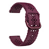 Strap-it® Strap-it Amazfit GTR 42mm Silikonarmband mit Muster (Burgund) Strap-it® Strap-it Amazfit GTR 42mm Silikonarmband mit Muster (Burgund)