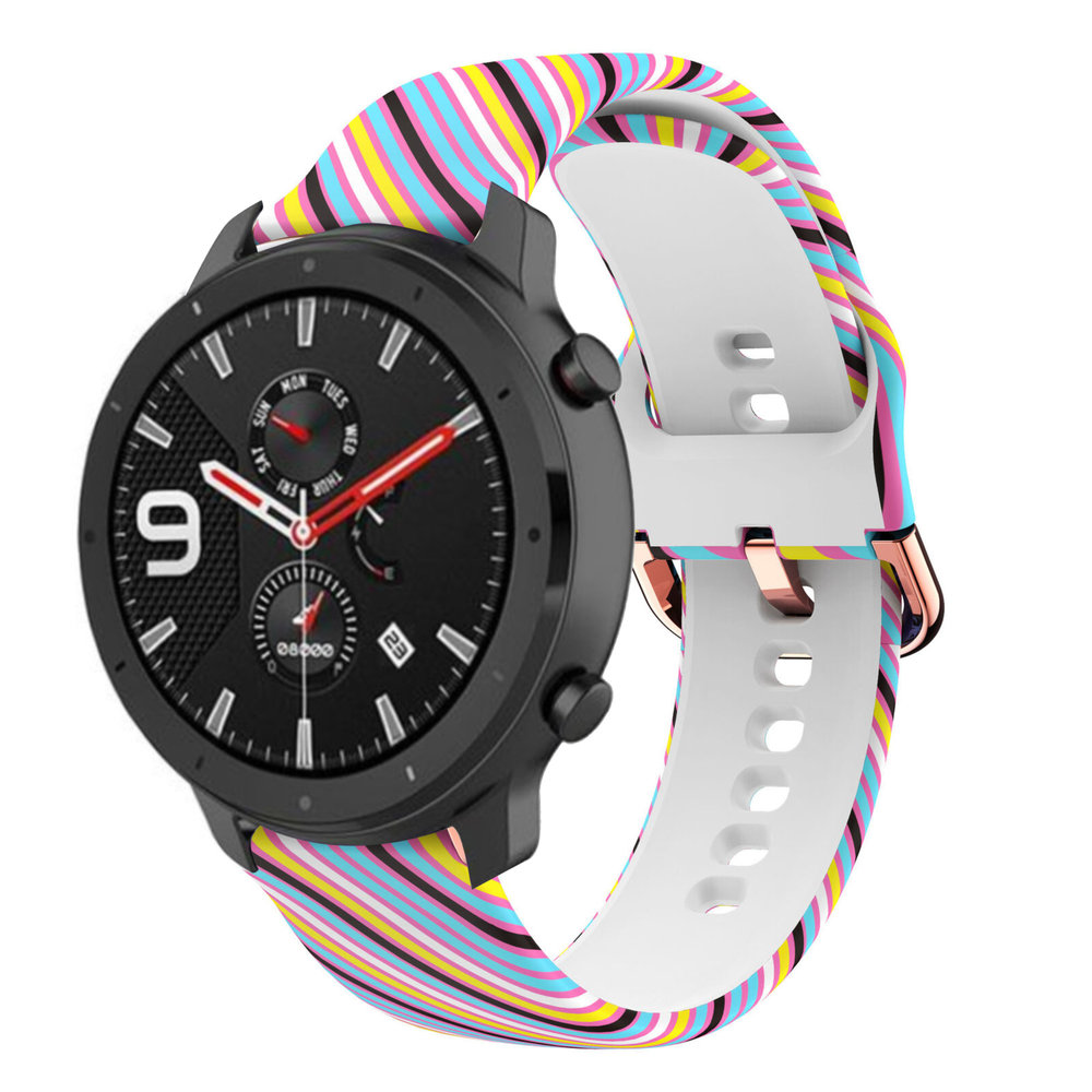 Strap-it® Strap-it Silly Stripes Amazfit GTR 42mm Armband
