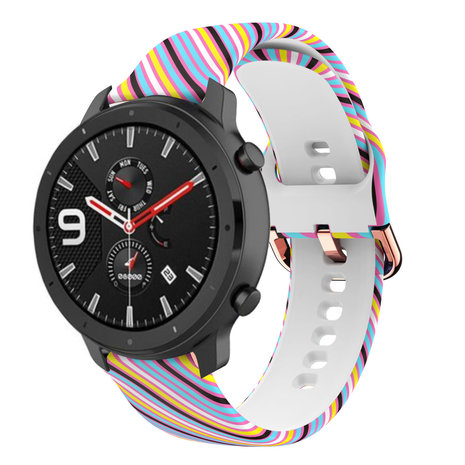Strap-it® Strap-it Silly Stripes Amazfit GTR 42mm Armband