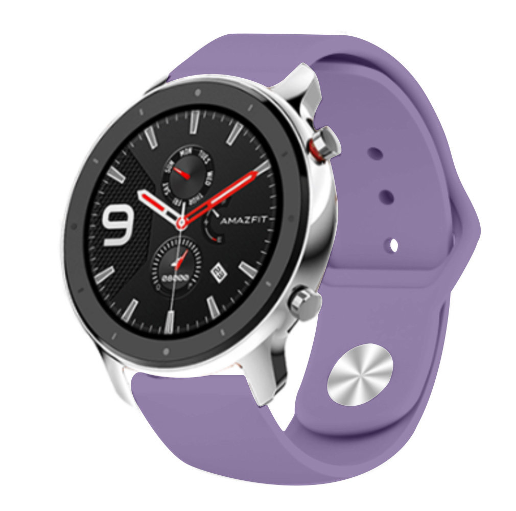 Strap-it® Strap-it Xiaomi Amazfit GTR Sportarmband (Helllila)