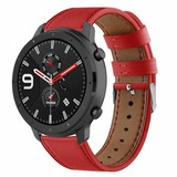 Strap-it® Amazfit GTR Lederarmband (Rot)