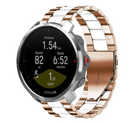 Strap-it® Polar Grit X Stahlarmband (Roségold/Weiß) Strap-it® Polar Grit X Stahlarmband (Roségold/Weiß)