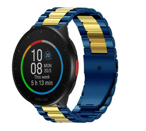 Strap-it® Polar Pacer Stahlarmband (Blau/Gold) Strap-it® Polar Pacer Stahlarmband (Blau/Gold)