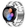 Strap-it® Strap-it Huawei Watch GT 3 42mm Stahlarmband (Silber/Weiß) Strap-it® Strap-it Huawei Watch GT 3 42mm Stahlarmband (Silber/Weiß)