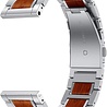 Strap-it® Strap-it Amazfit GTR 3 (Pro) Holz/Stahlarmband (Silber) Strap-it® Strap-it Amazfit GTR 3 (Pro) Holz/Stahlarmband (Silber)
