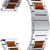 Strap-it® Strap-it Amazfit GTR 3 (Pro) Holz/Stahlarmband (Silber) Strap-it® Strap-it Amazfit GTR 3 (Pro) Holz/Stahlarmband (Silber)