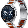 Strap-it® Strap-it Huawei Watch GT 3 46mm Holz/Stahlarmband (Silber) Strap-it® Strap-it Huawei Watch GT 3 46mm Holz/Stahlarmband (Silber)