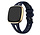 Strap-it Fitbit Sense Luxus-Silikonarmband (Dunkelblau)
