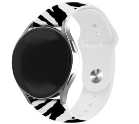 Strap-it® Wild Zebra Samsung Galaxy Watch 42mm Armband Strap-it® Wild Zebra Samsung Galaxy Watch 42mm Armband