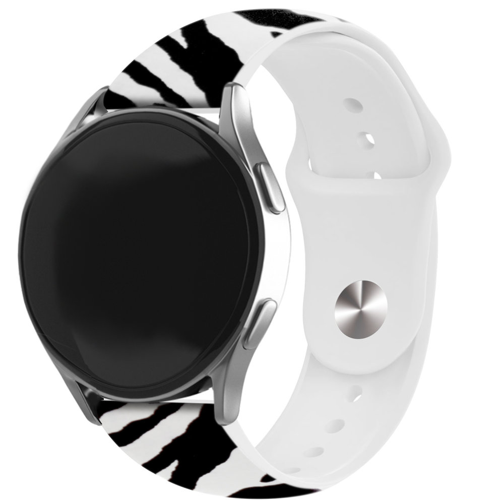 Strap-it® Strap-it Wild Zebra Samsung Galaxy Watch Active Armband