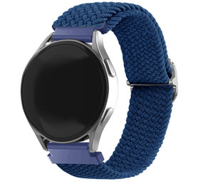 Strap-it® Samsung Galaxy Watch 4 40mm verstellbares gewebtes Nylonarmband (Blau) Strap-it® Samsung Galaxy Watch 4 40mm verstellbares gewebtes Nylonarmband (Blau)