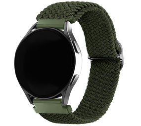 Strap-it® Samsung Galaxy Watch 4 40mm verstellbares gewebtes Nylonarmband (Grün) Strap-it® Samsung Galaxy Watch 4 40mm verstellbares gewebtes Nylonarmband (Grün)