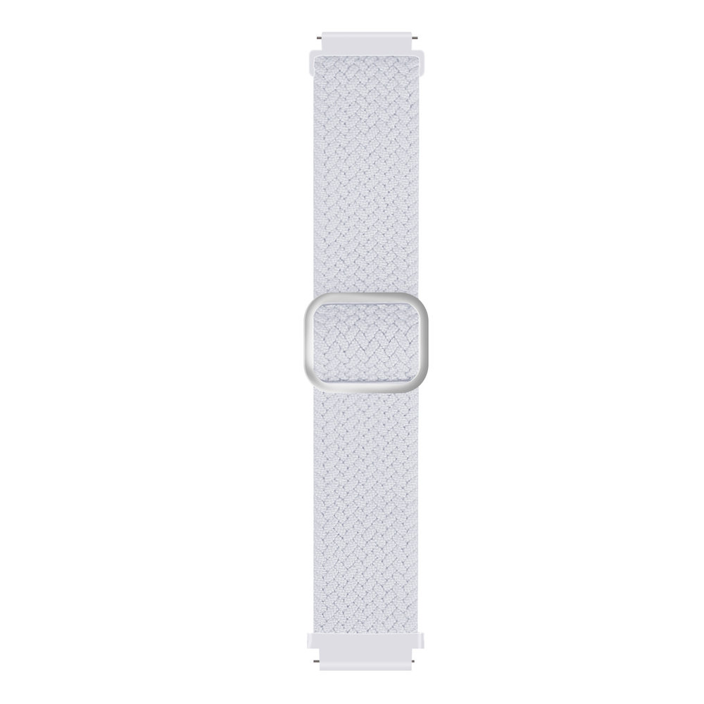 Strap-it® Strap-it Samsung Galaxy Watch 4 44mm verstellbares gewebtes Nylonarmband (Weiß) Strap-it® Strap-it Samsung Galaxy Watch 4 44mm verstellbares gewebtes Nylonarmband (Weiß)