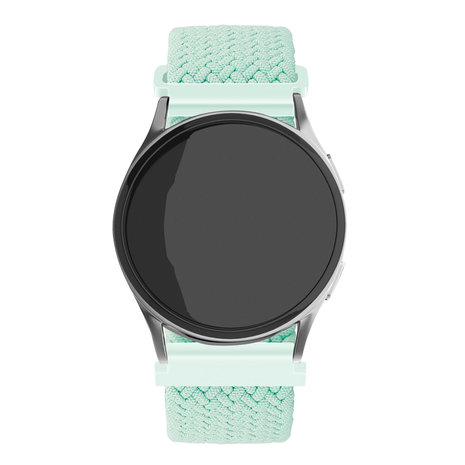 Strap-it® Strap-it Samsung Galaxy Watch 4 44mm verstellbares gewebtes Nylonarmband (Türkis) Strap-it® Strap-it Samsung Galaxy Watch 4 44mm verstellbares gewebtes Nylonarmband (Türkis)