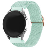 Strap-it® Samsung Galaxy Watch Active verstellbares gewebtes Nylonarmband (Türkis) Strap-it® Samsung Galaxy Watch Active verstellbares gewebtes Nylonarmband (Türkis)