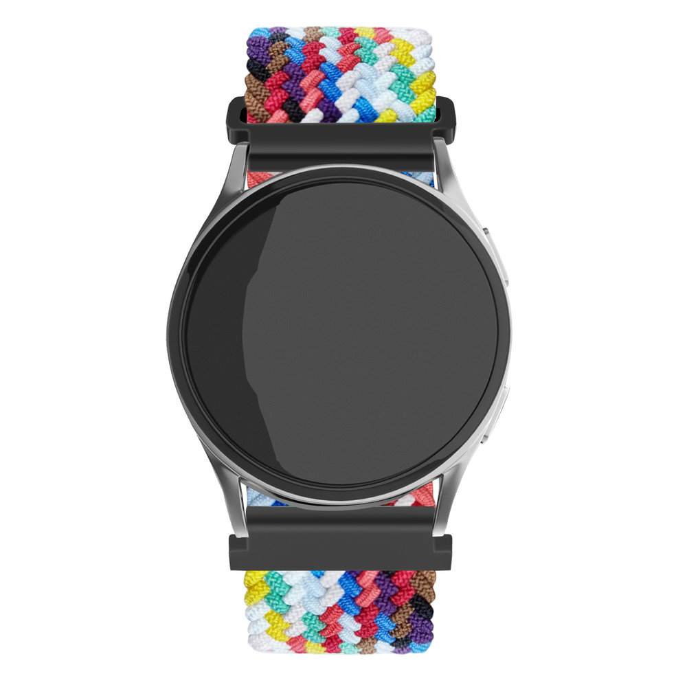 Strap-it® Strap-it Samsung Galaxy Watch 4 40mm verstellbares gewebtes Nylonarmband (Bunt) Strap-it® Strap-it Samsung Galaxy Watch 4 40mm verstellbares gewebtes Nylonarmband (Bunt)
