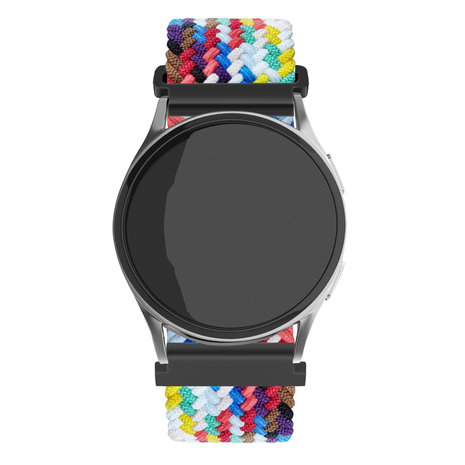 Strap-it® Strap-it Samsung Galaxy Watch 4 40mm verstellbares gewebtes Nylonarmband (Bunt) Strap-it® Strap-it Samsung Galaxy Watch 4 40mm verstellbares gewebtes Nylonarmband (Bunt)