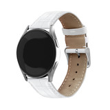Strap-it® Polar Ignite Lederarmband mit Krokoprägung (Weiß) Strap-it® Polar Ignite Lederarmband mit Krokoprägung (Weiß)