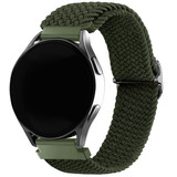 Strap-it® Samsung Galaxy Watch 46mm verstellbares gewebtes Nylonarmband (Grün) Strap-it® Samsung Galaxy Watch 46mm verstellbares gewebtes Nylonarmband (Grün)