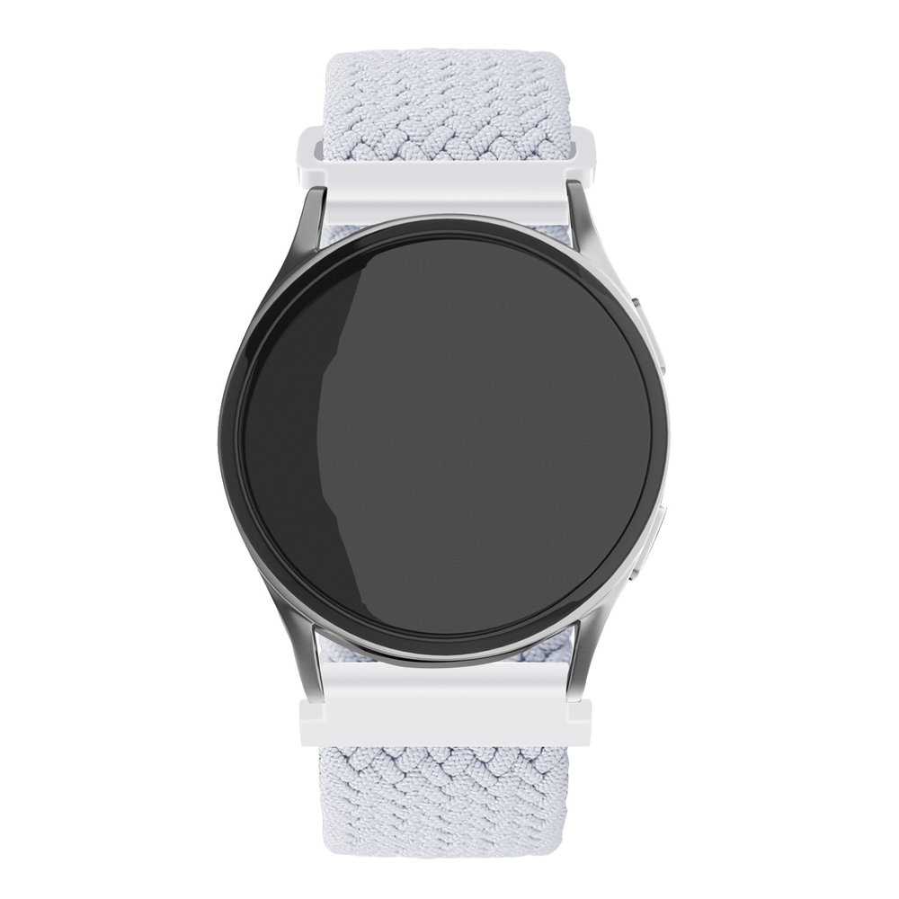 Strap-it® Strap-it Fossil Gen 6 44mm verstellbares gewebtes Nylonarmband (Weiß) Strap-it® Strap-it Fossil Gen 6 44mm verstellbares gewebtes Nylonarmband (Weiß)