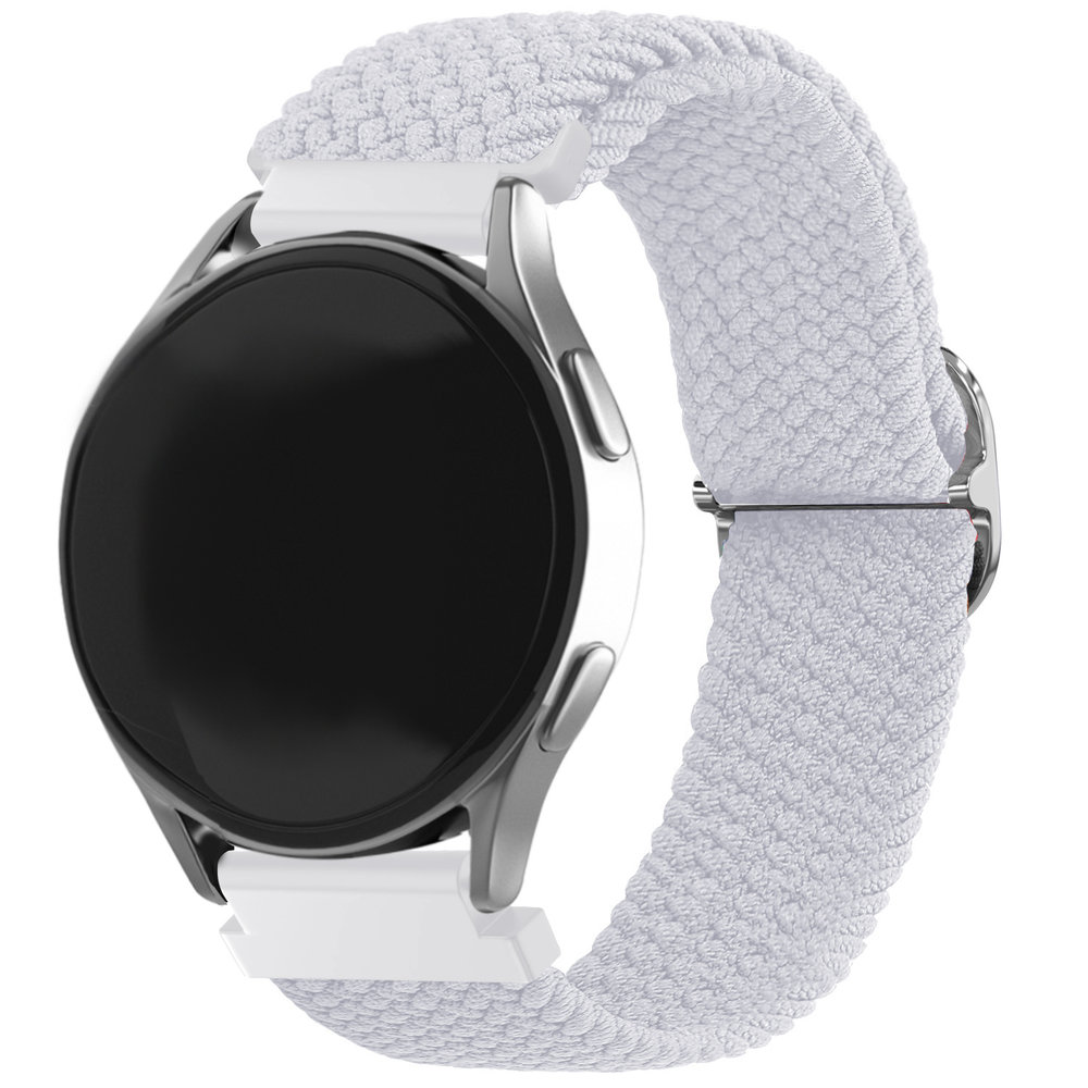 Strap-it® Strap-it Honor Magic Watch 2 verstellbares gewebtes Nylonarmband (Weiß)