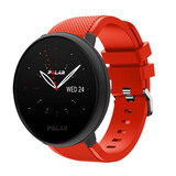 Strap-it® Polar Ignite 3 Silikonarmband (Rot)