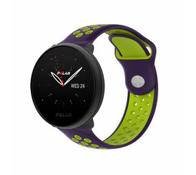 Strap-it® Polar Ignite 3 Sportarmband (Lila/Grün) Strap-it® Polar Ignite 3 Sportarmband (Lila/Grün)