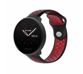 Strap-it® Polar Ignite 3 Sportarmband (Schwarz/Rot) Strap-it® Polar Ignite 3 Sportarmband (Schwarz/Rot)