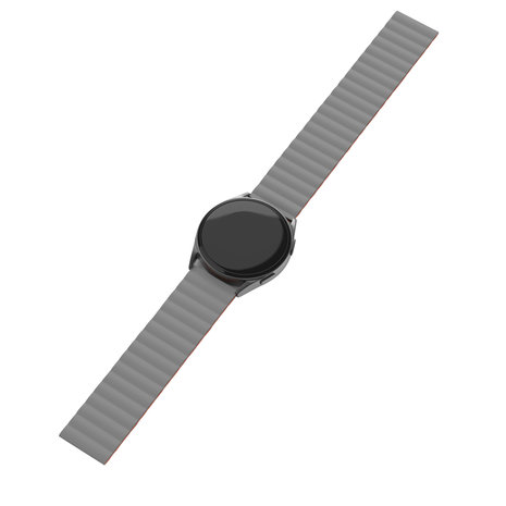 Strap-it® Strap-it Polar Ignite 3 Magnetisches Silikonarmband (Grau/Orange) Strap-it® Strap-it Polar Ignite 3 Magnetisches Silikonarmband (Grau/Orange)