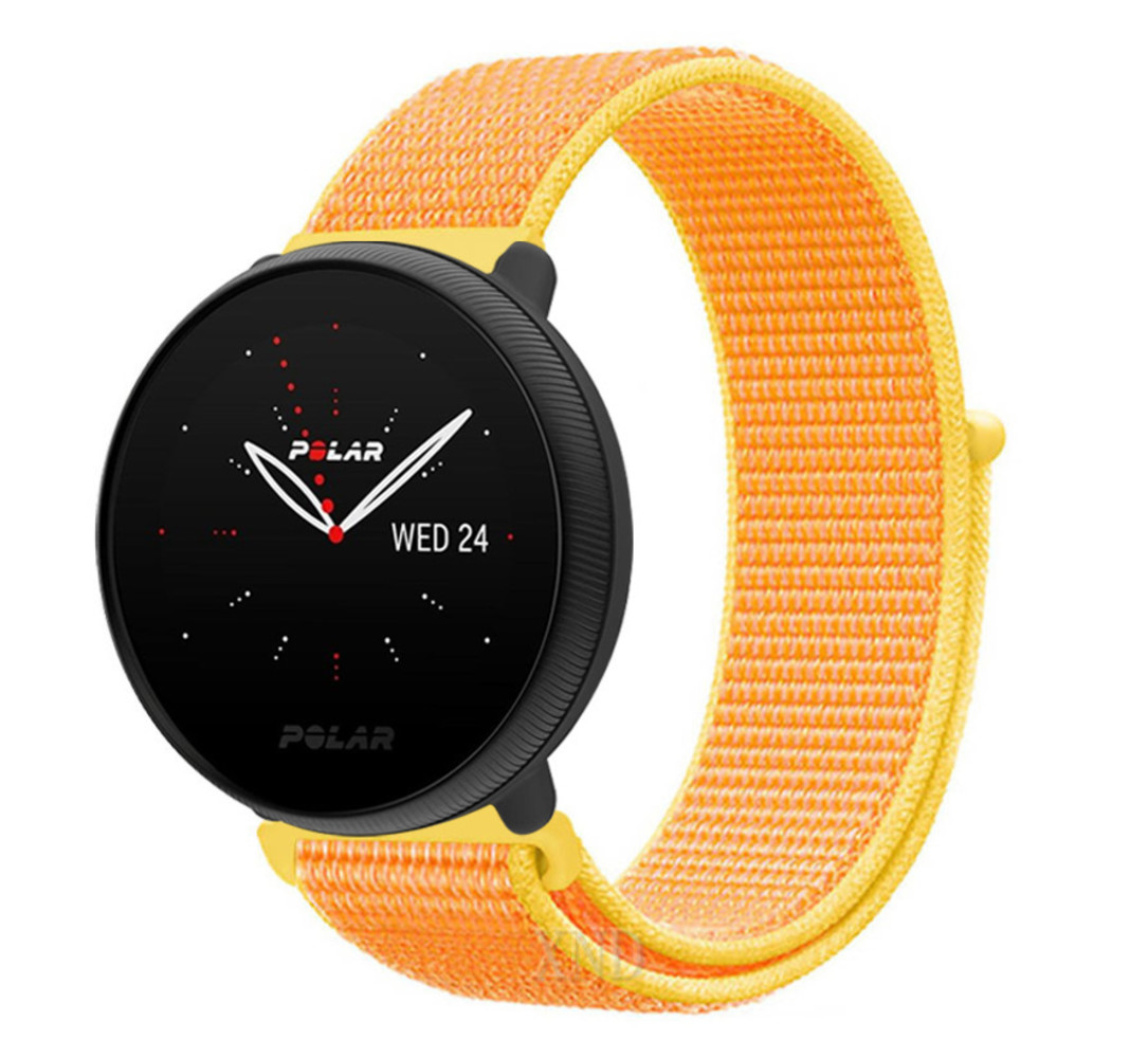 Strap-it® Strap-it Polar Ignite 3 Nylonarmband (Hellgelb)