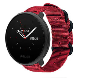 Strap-it® Polar Ignite 3 Nylon-Schnallenarmband (Rot) Strap-it® Polar Ignite 3 Nylon-Schnallenarmband (Rot)