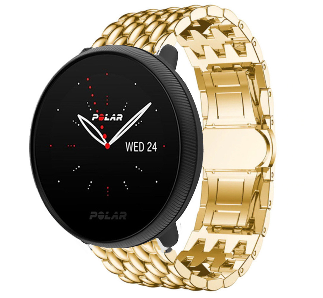 Strap-it® Strap-it Polar Ignite 3 Drache Stahlarmband (Gold)