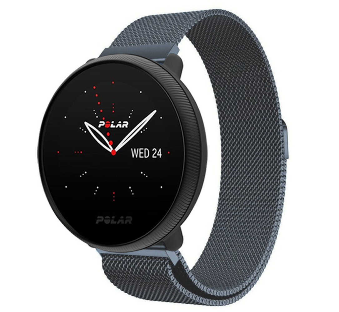 Strap-it® Strap-it Polar Ignite 3 Milanese Armband (Grau)