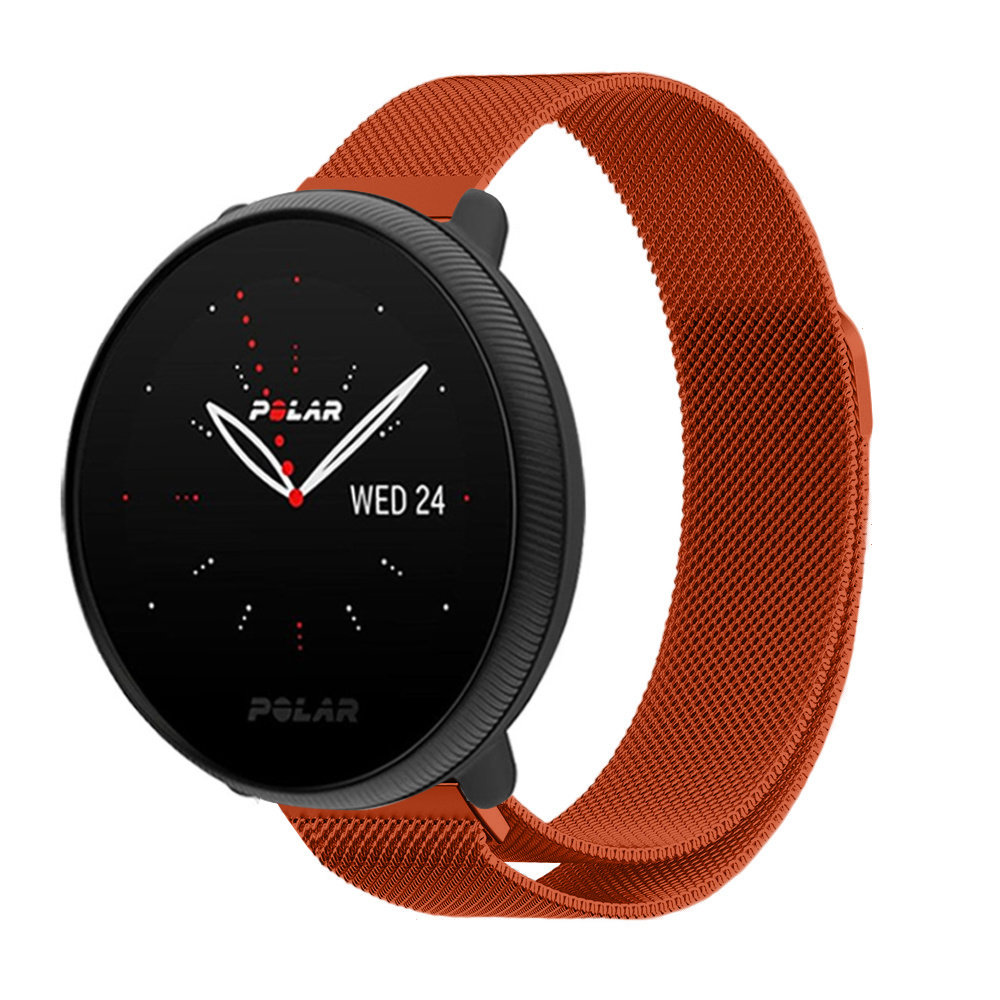 Strap-it® Strap-it Polar Ignite 3 Milanese Armband (Orange)