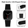 Strap-it® Strap-it Fitbit Versa Lederarmband (Schwarz) Strap-it® Strap-it Fitbit Versa Lederarmband (Schwarz)