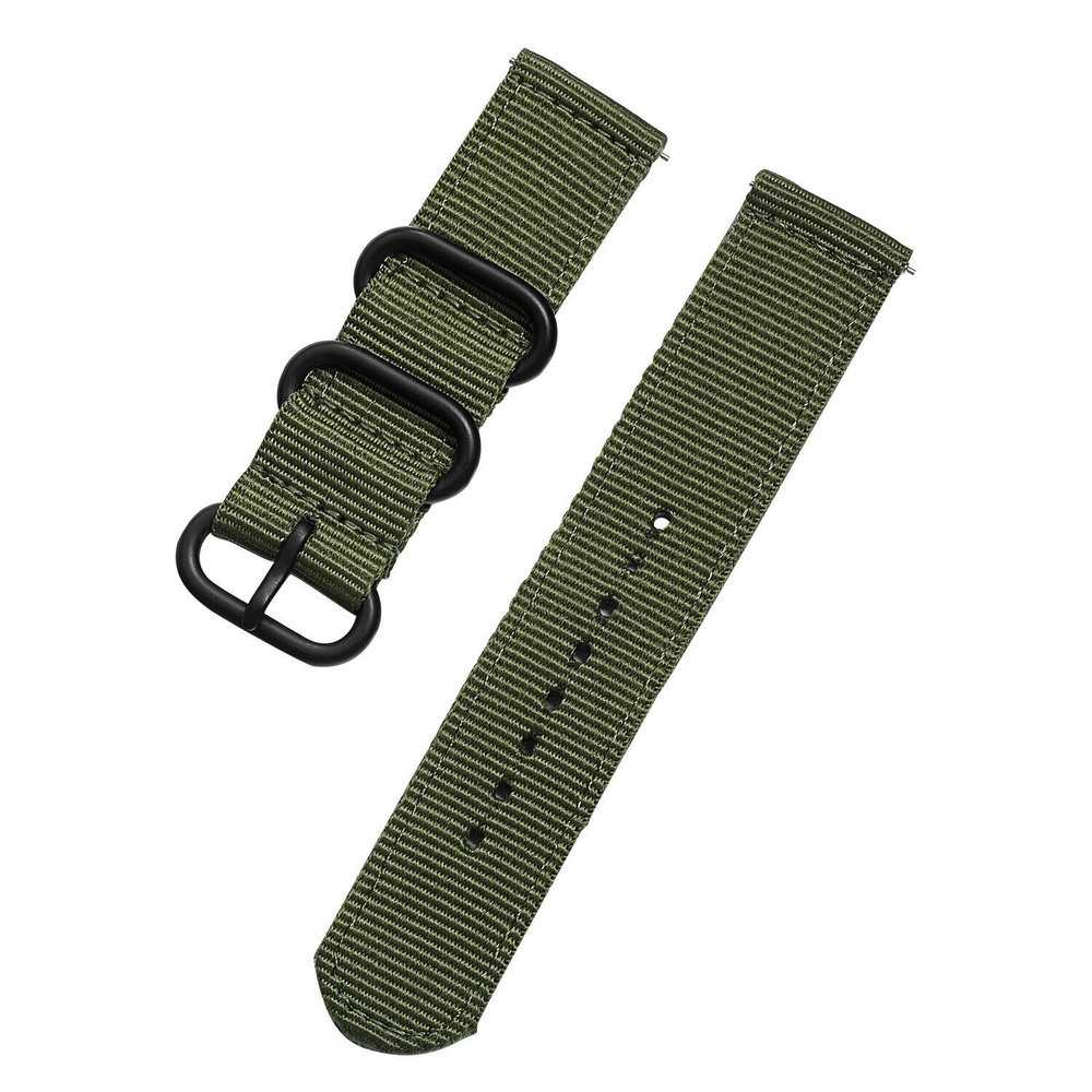 Strap-it® Strap-it Samsung Galaxy Watch 5 - 44mm Nylon-Schnallenarmband (Grün) Strap-it® Strap-it Samsung Galaxy Watch 5 - 44mm Nylon-Schnallenarmband (Grün)