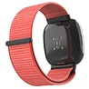 Strap-it® Strap-it Fitbit Versa 4 Nylon Armband (Orange) Strap-it® Strap-it Fitbit Versa 4 Nylon Armband (Orange)