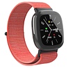 Strap-it® Strap-it Fitbit Versa 4 Nylon Armband (Orange) Strap-it® Strap-it Fitbit Versa 4 Nylon Armband (Orange)