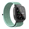 Strap-it® Strap-it Fitbit Versa 4 Nylon Armband (Minze) Strap-it® Strap-it Fitbit Versa 4 Nylon Armband (Minze)