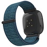 Strap-it® Strap-it Fitbit Versa 4 Nylon Armband (Blau) Strap-it® Strap-it Fitbit Versa 4 Nylon Armband (Blau)