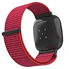 Strap-it® Strap-it Fitbit Versa 4 Nylon Armband (Rot) Strap-it® Strap-it Fitbit Versa 4 Nylon Armband (Rot)