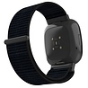 Strap-it® Strap-it Fitbit Versa 4 Nylon Armband (Schwarz) Strap-it® Strap-it Fitbit Versa 4 Nylon Armband (Schwarz)