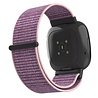 Strap-it® Strap-it Fitbit Versa 4 Nylon Armband (Pink/Lila) Strap-it® Strap-it Fitbit Versa 4 Nylon Armband (Pink/Lila)