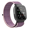 Strap-it® Strap-it Fitbit Versa 4 Nylon Armband (Pink/Lila) Strap-it® Strap-it Fitbit Versa 4 Nylon Armband (Pink/Lila)