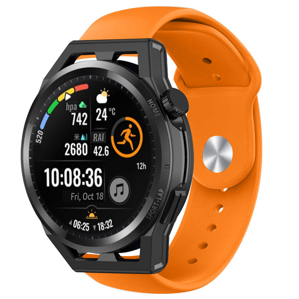 Strap-it® Strap-it Huawei Watch GT Armband Silikon (Orange) Strap-it® Strap-it Huawei Watch GT Armband Silikon (Orange)