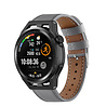 Strap-it® Strap-it Huawei Watch GT modernes Lederarmband (Grau) Strap-it® Strap-it Huawei Watch GT modernes Lederarmband (Grau)