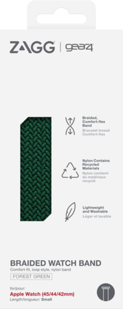 Gear4 Gear4 Apple Watch Geflochtenes Nylonarmband (Grün) Gear4 Gear4 Apple Watch Geflochtenes Nylonarmband (Grün)